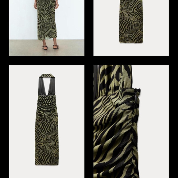 ZARA PRINTED TULLE DRESS - BRAND NEW WITH TAG- SIZE S - Picture 8 of 8